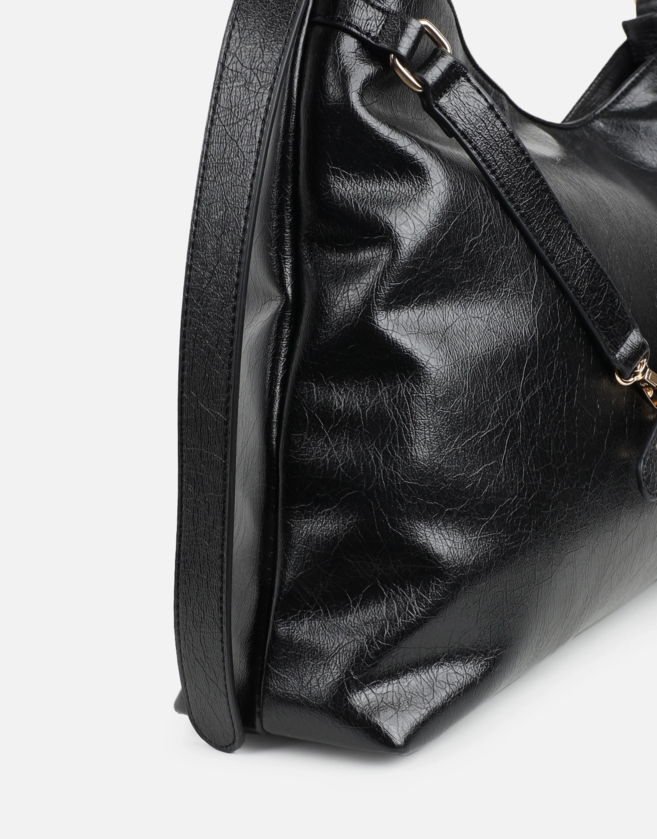 Artemis Large Black Shoulder Bag - Image 5