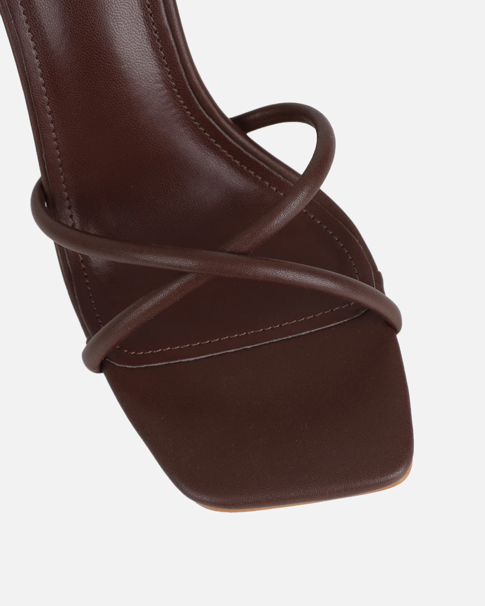 Cairo Brown Heeled Sandals - Image 4