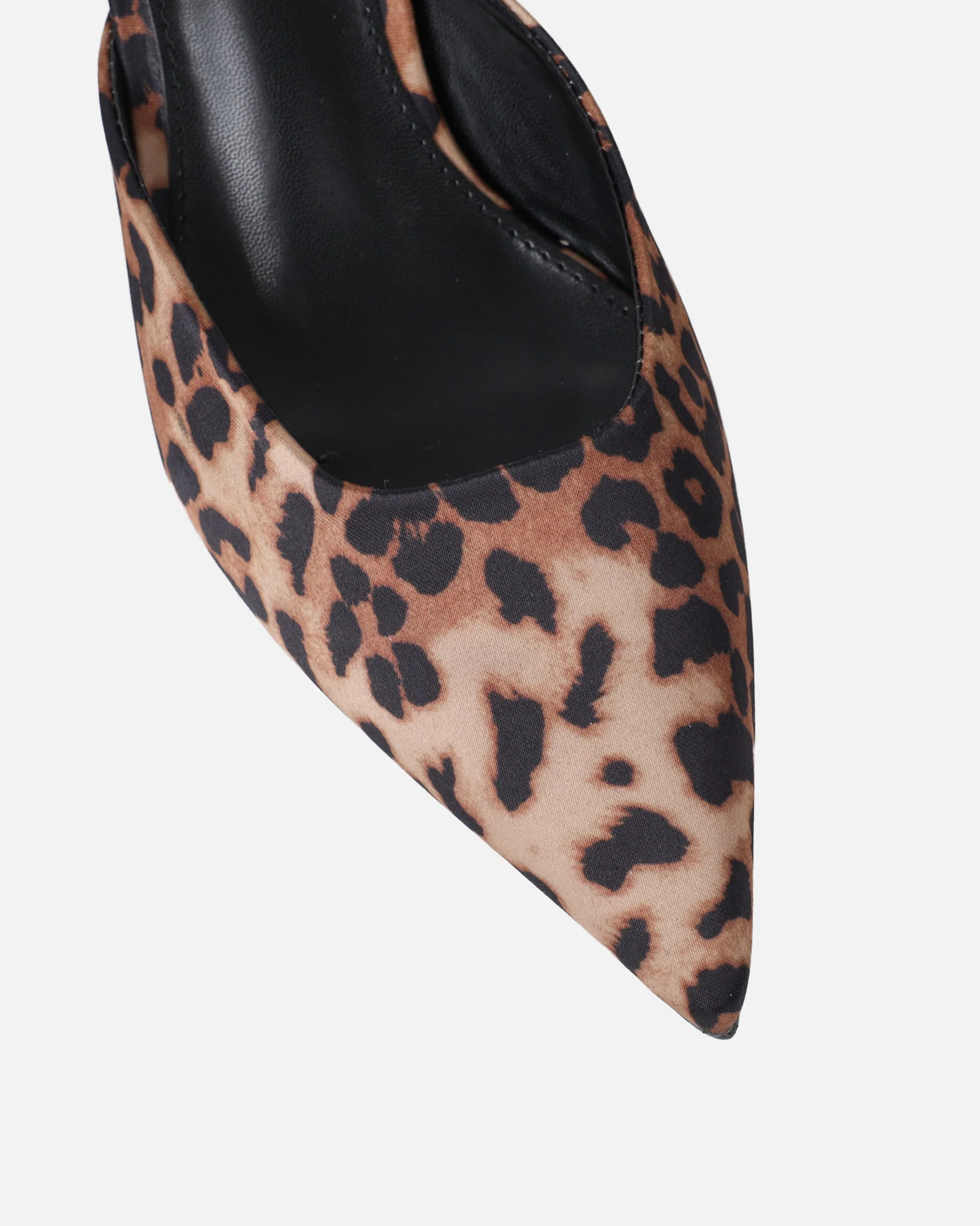 Carson Leopard Print Kitten Heeled Mules - Image 4