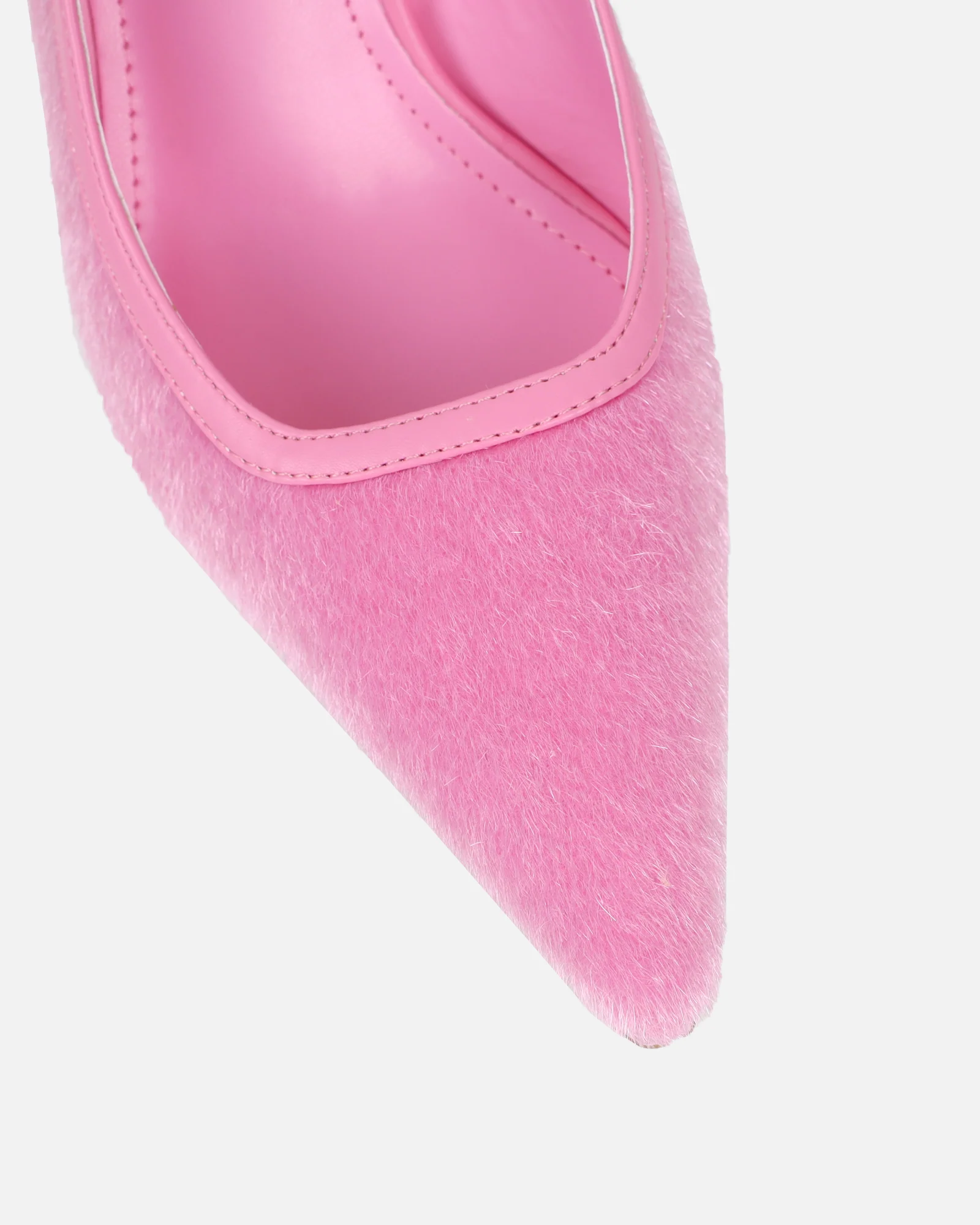 Exmoor Pink Plush Slingback Courts - Image 4