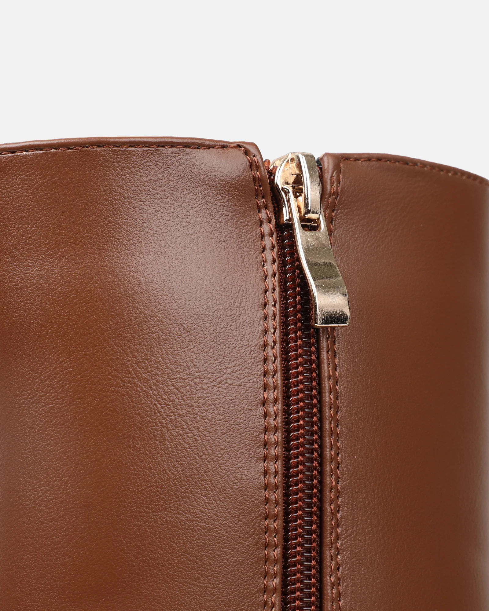 Garfield Tan Square Toe Ankle Boots - Image 3