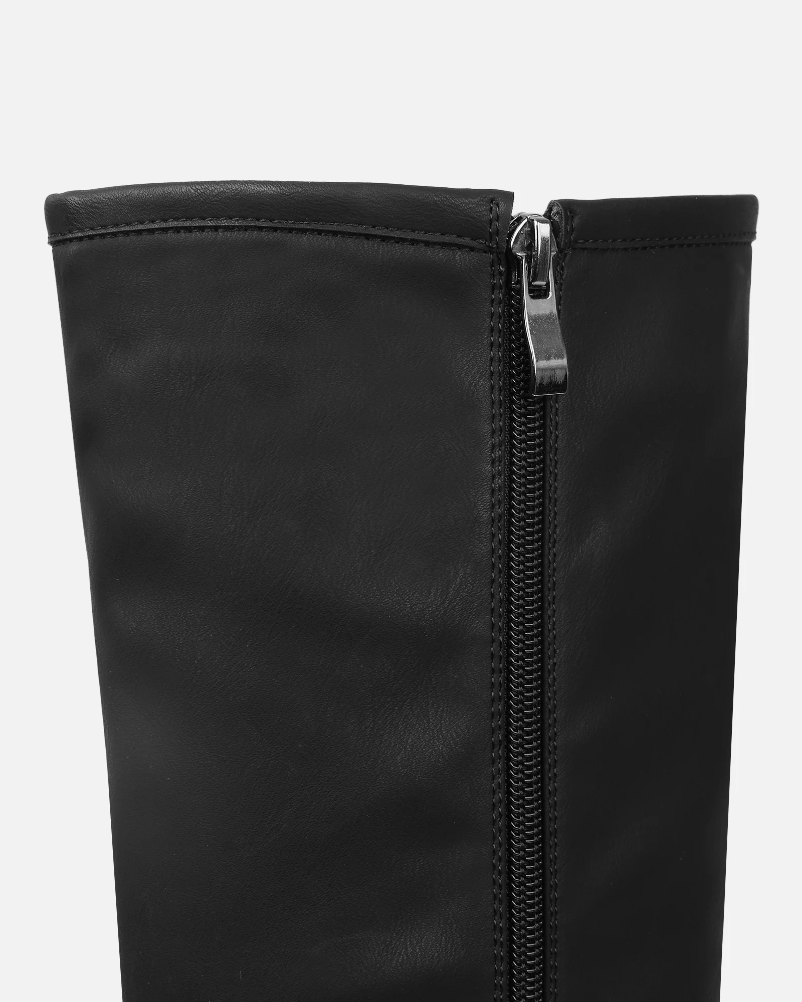 Hamid Black Chunky Biker Boots - Image 2