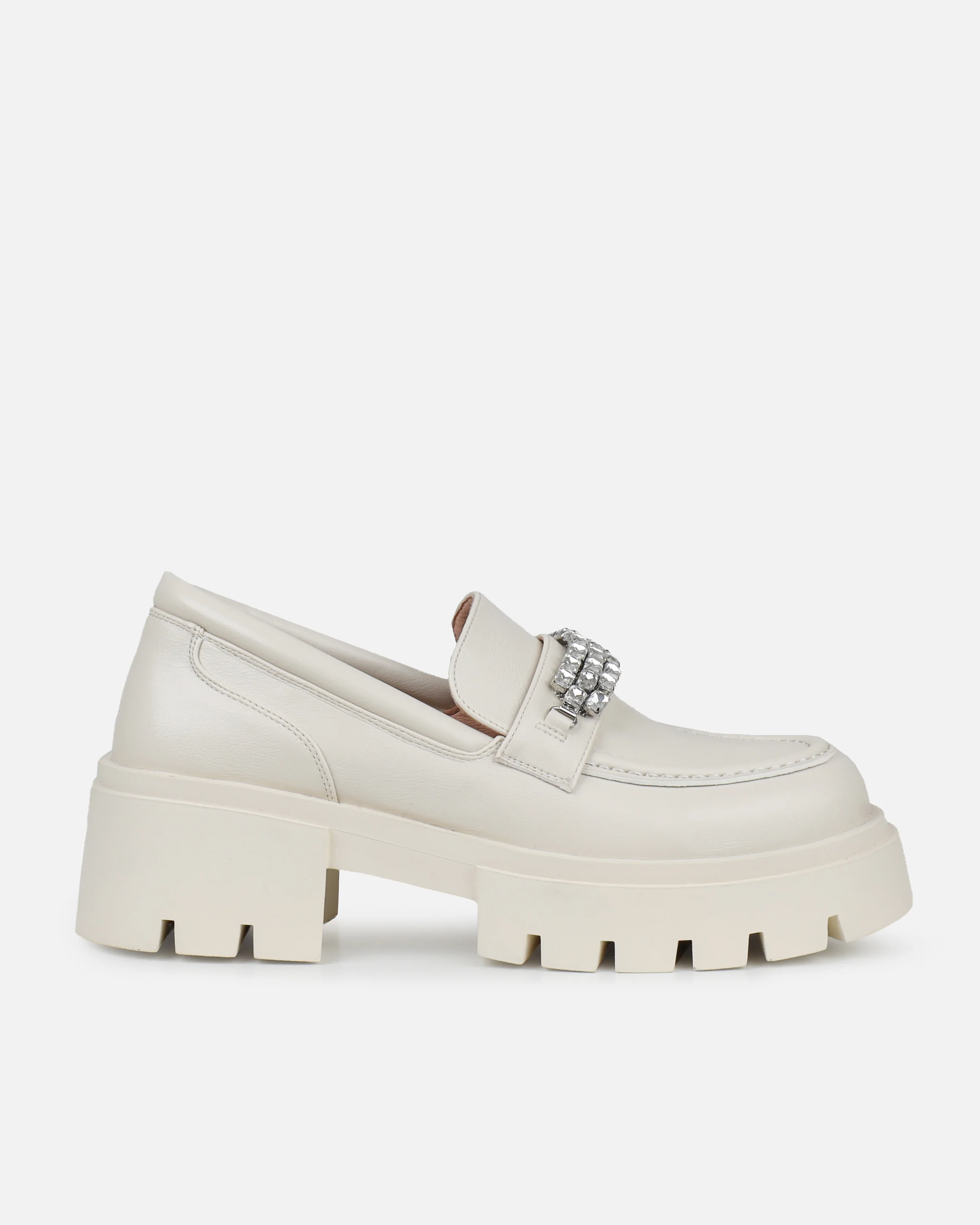 Kanye Stone Diamante Chunky Loafers - Image 2