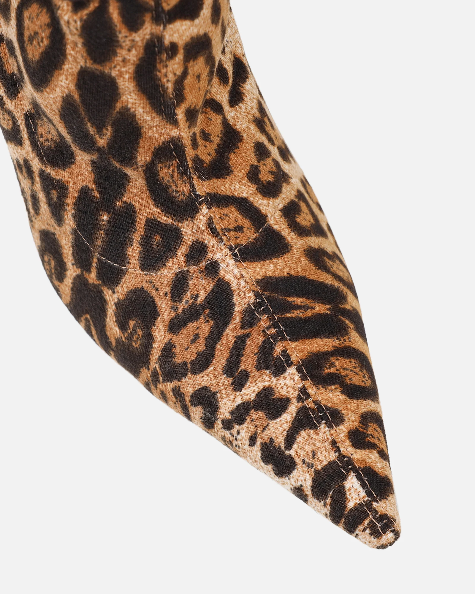 Lester leopard print stiletto over the knee boots - Image 4