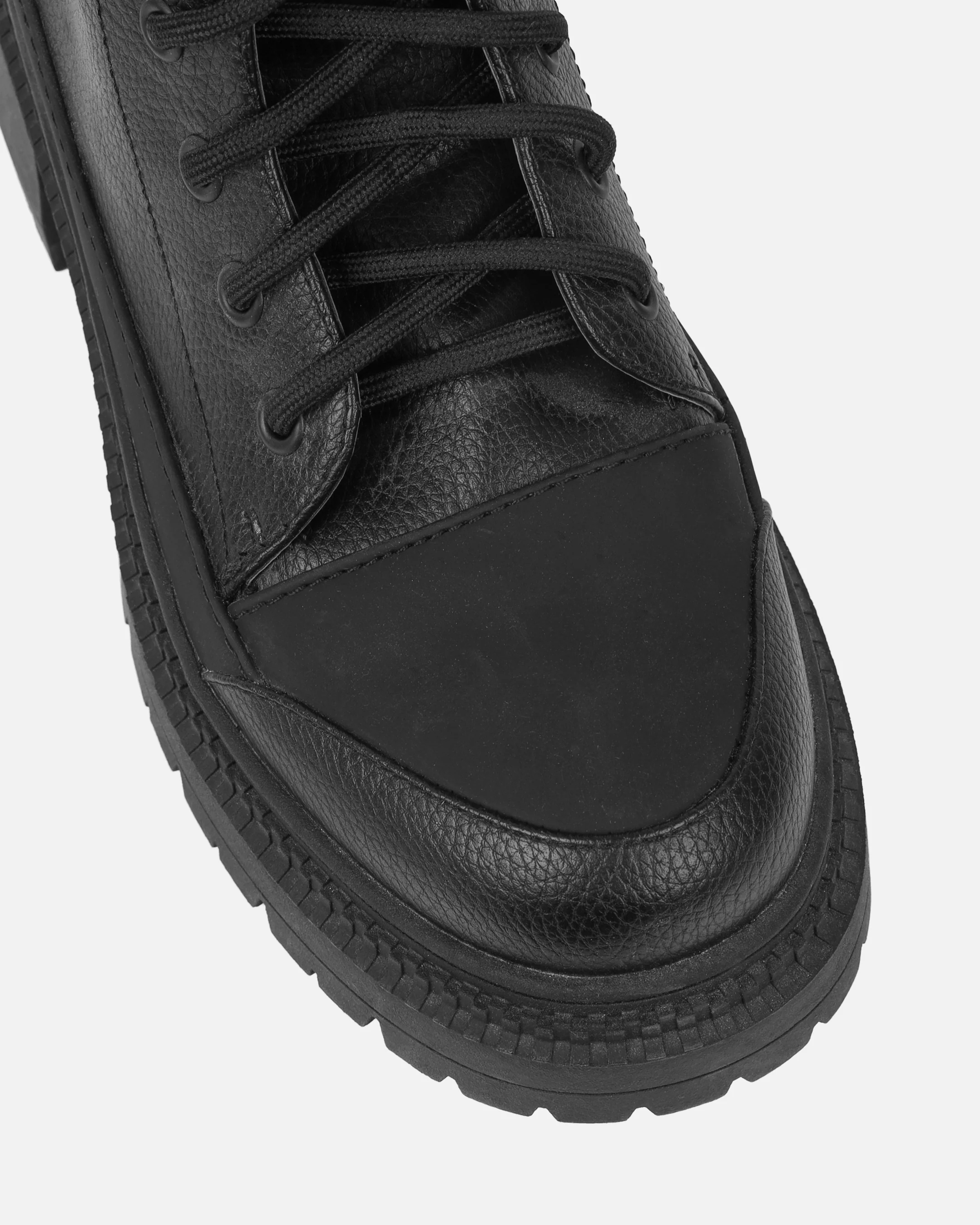 Luke Black Lace Up Chunky Boots - Image 4