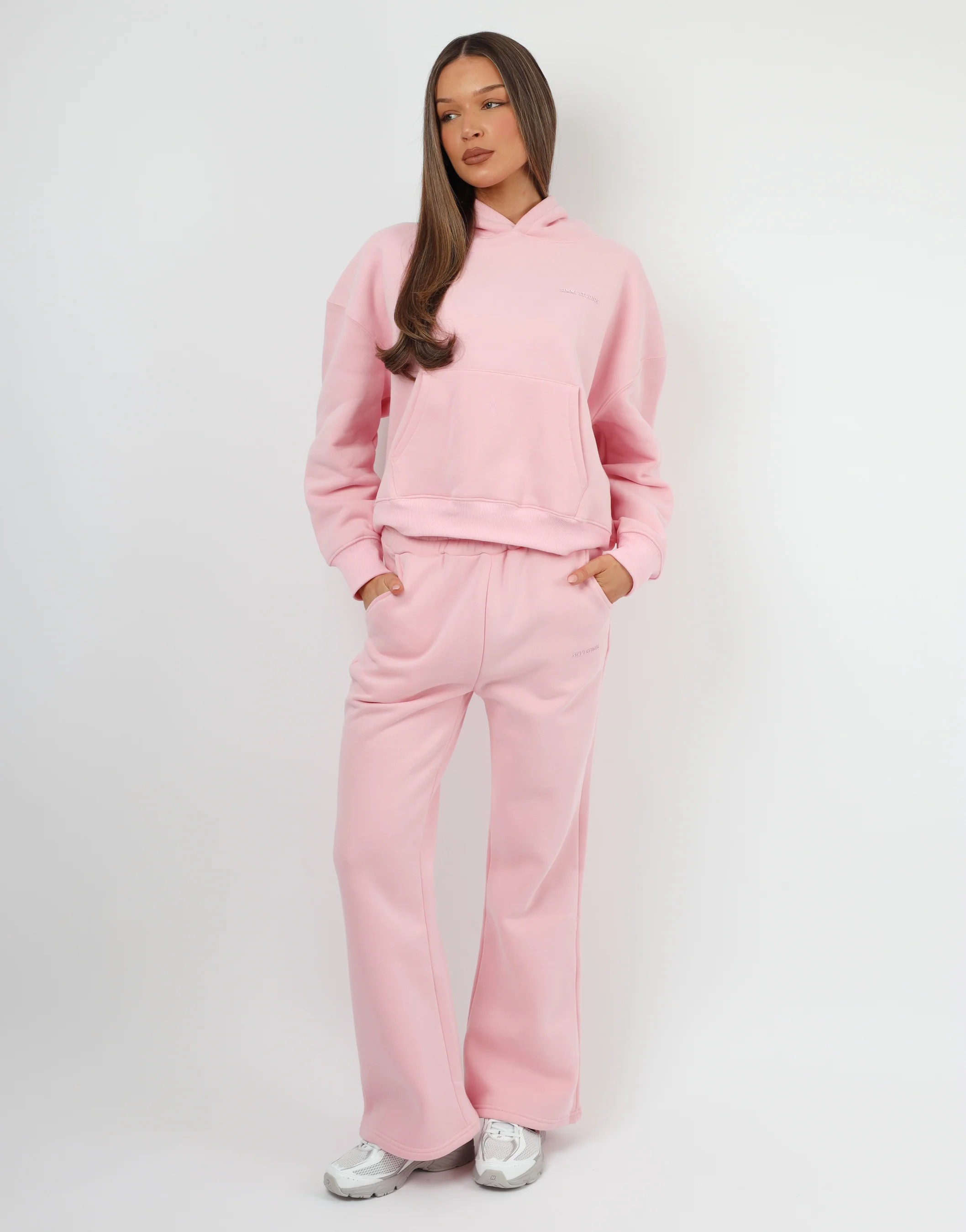 Maisy Simmi Studios Essentials Hoodie In Pink - Image 3