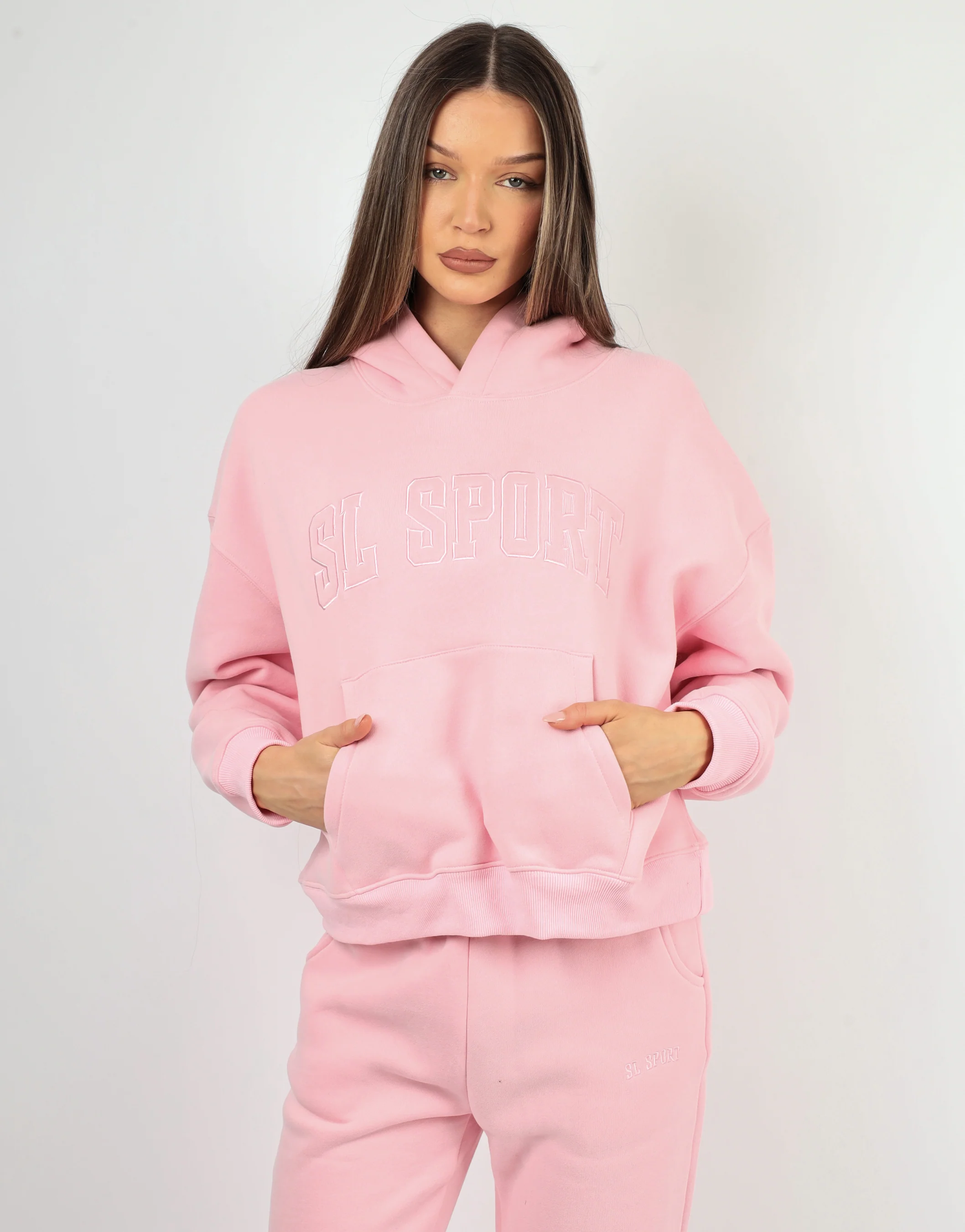 Mykonos Simmi Studios SL Sport Hoodie In Pink - Image 2
