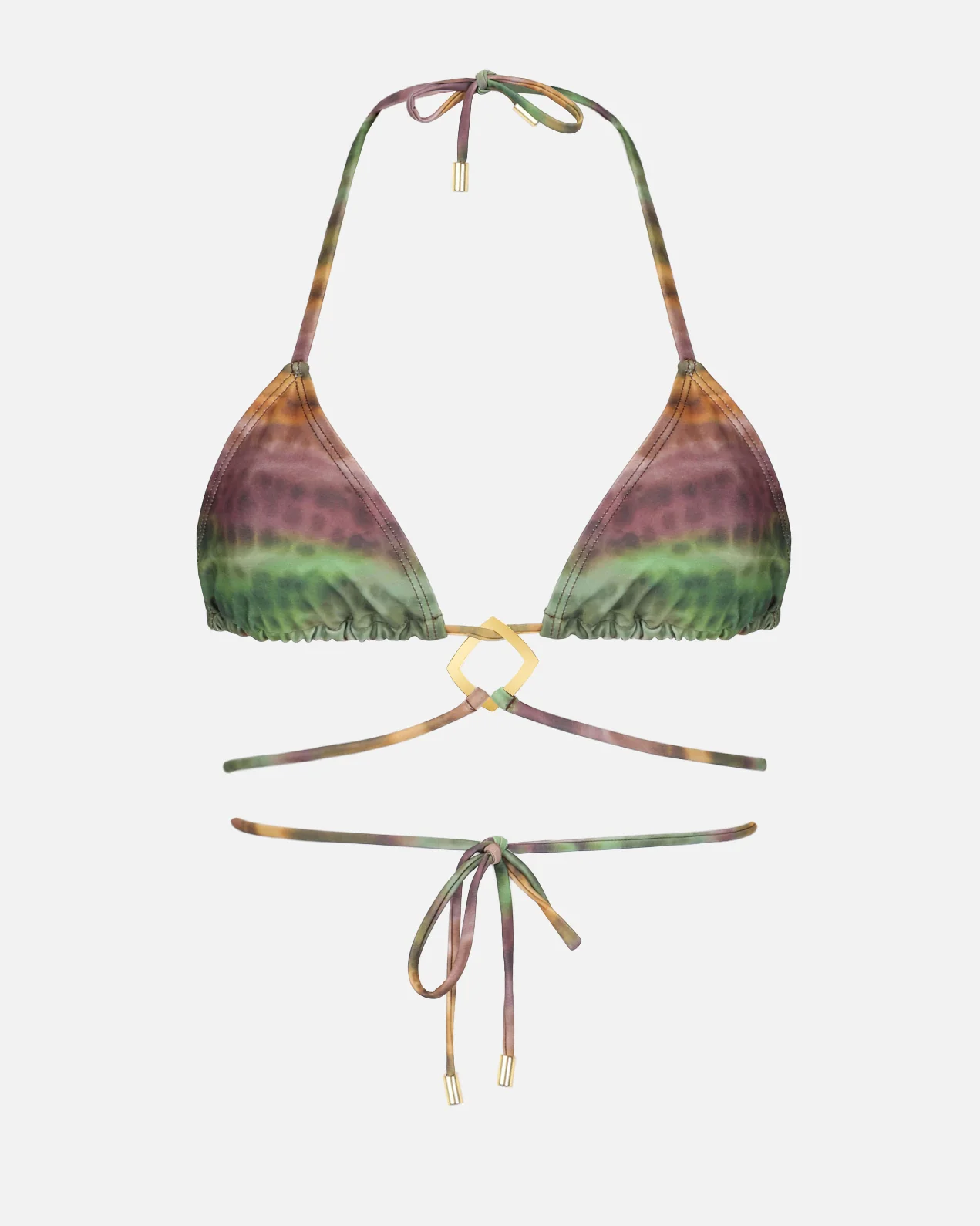 Nalele Animal Print Trim Detail Bikini Top - Image 3