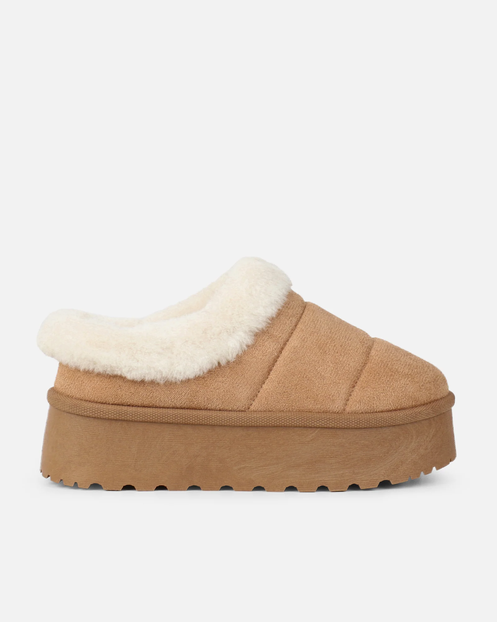 Reggie Sand Cosy Flatform Slides - Image 2