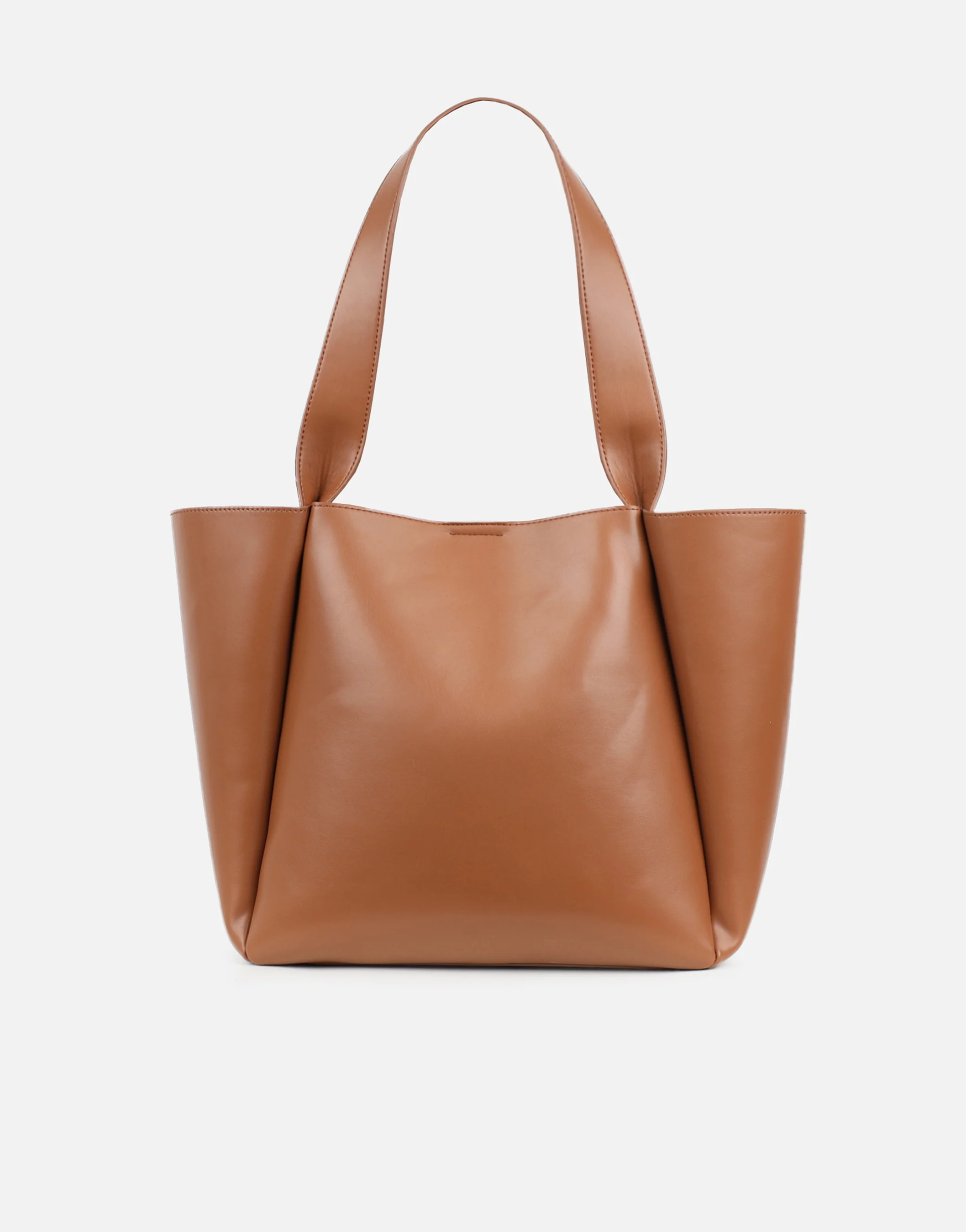 Sally Large Tan Tote Bag - Image 2