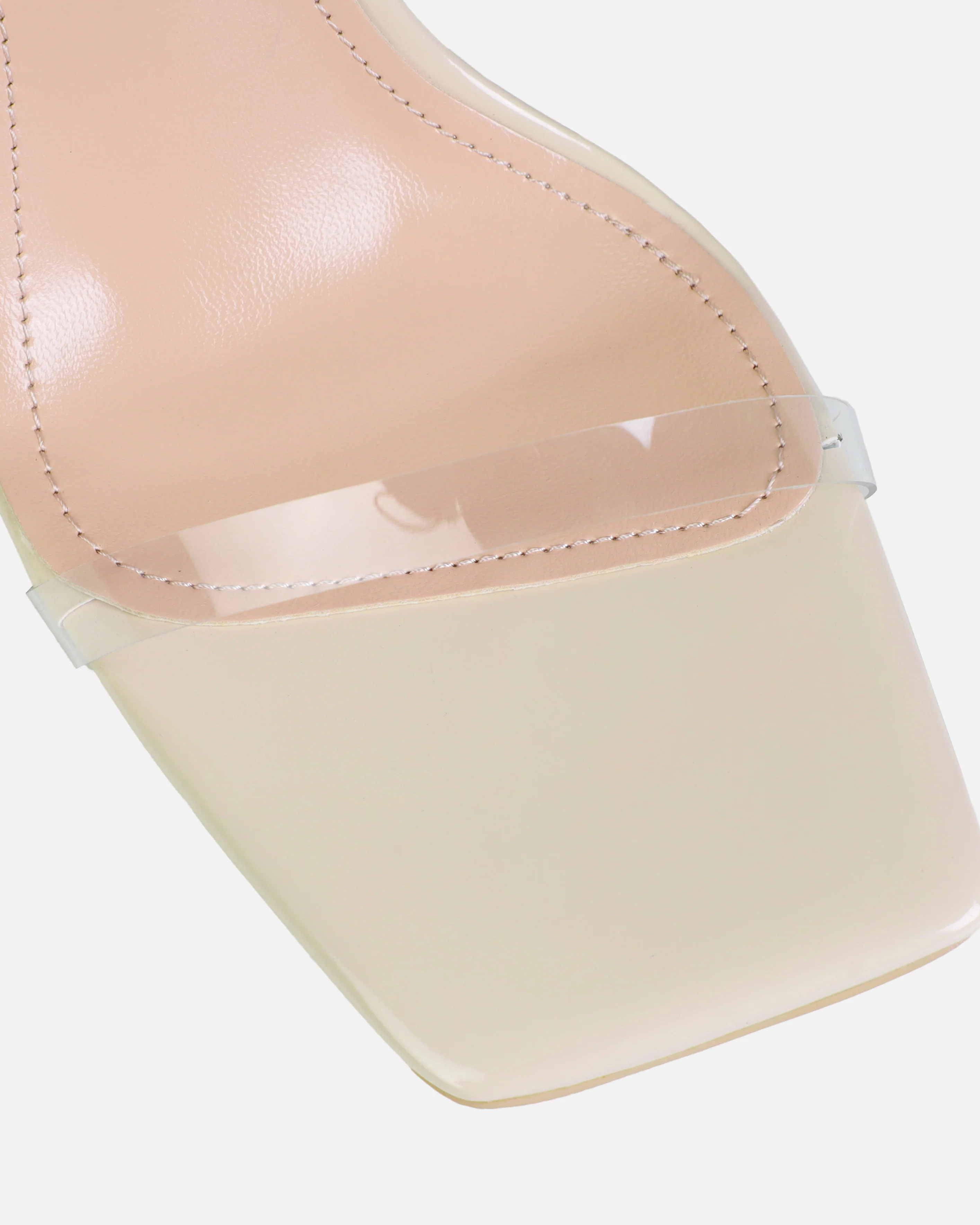 Suvi Stone Clear Gem Stiletto Heels - Image 4
