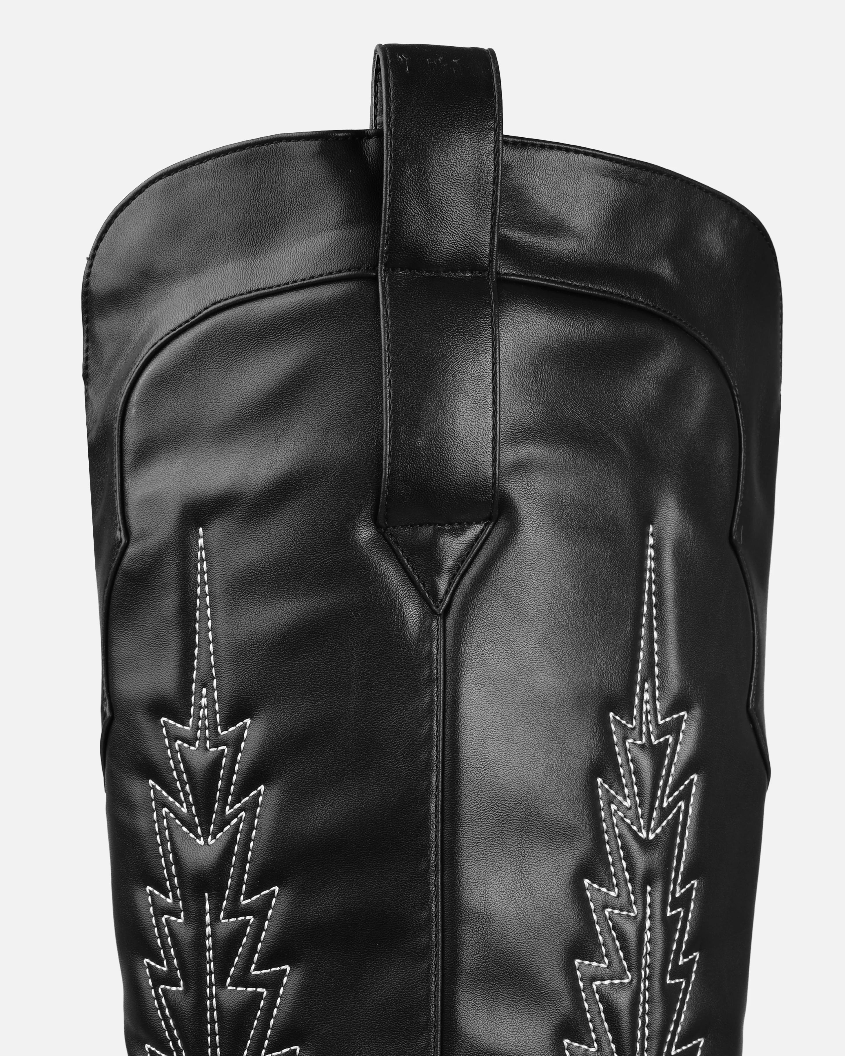 Tasha Ghouri Garcia Black Over The Knee Western Boots - Image 3