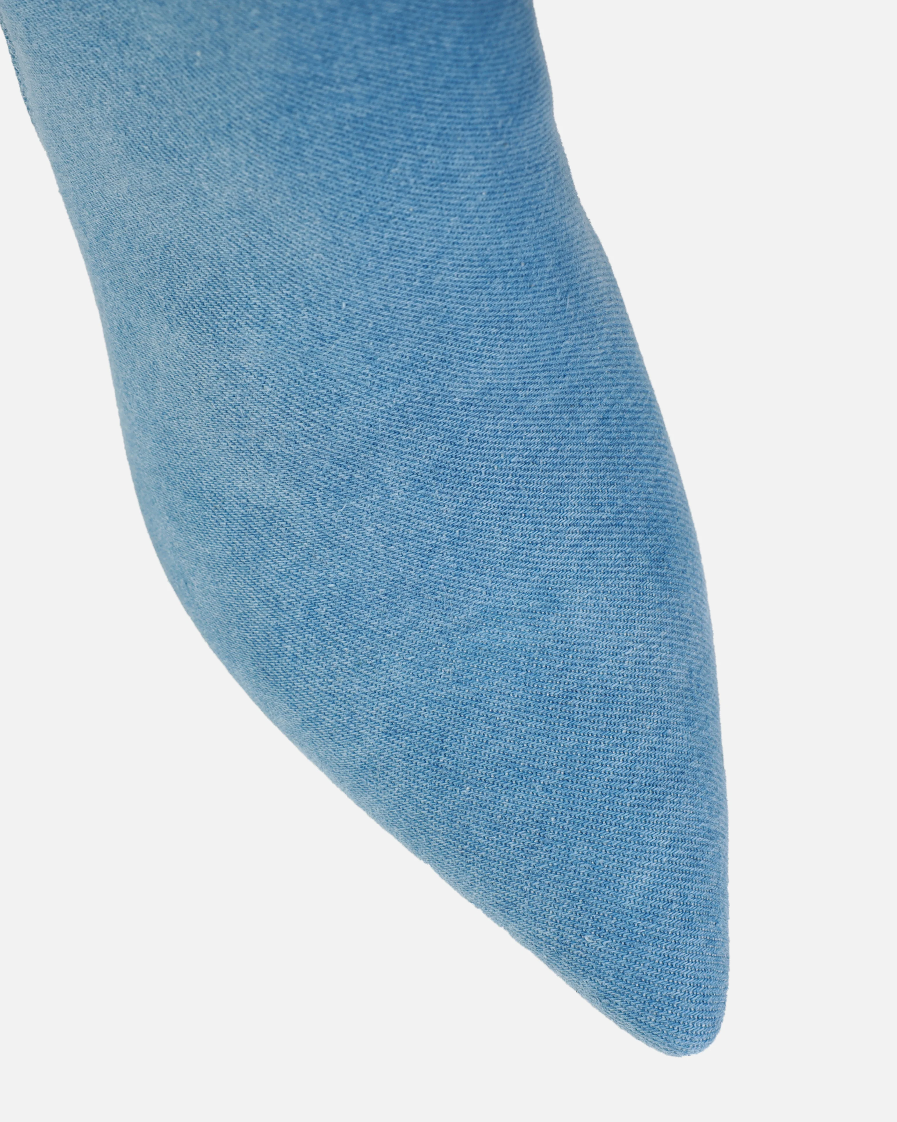 Tasha Ghouri Marshal Blue Denim Slouched Thigh High Boots - Image 4