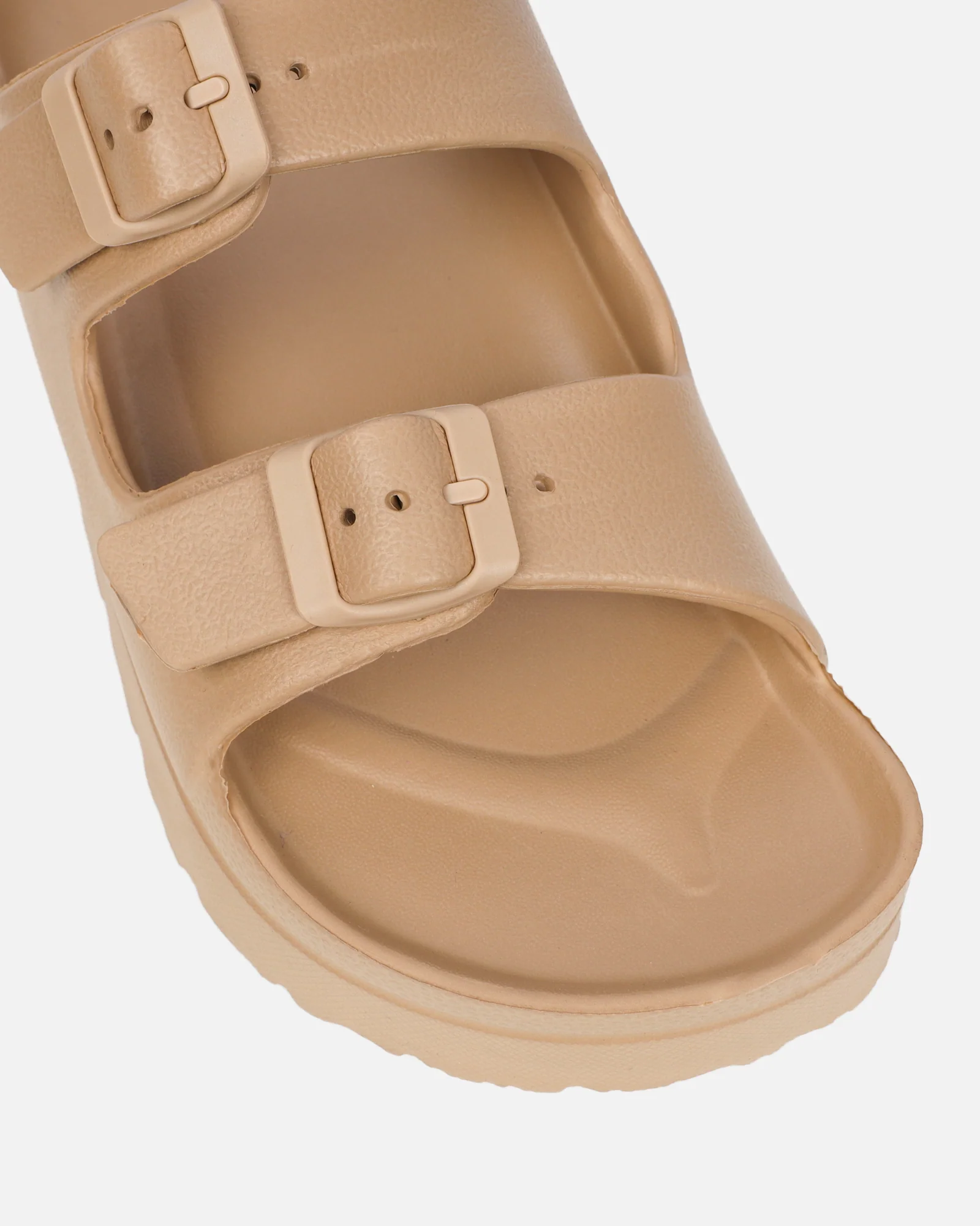 Tropix Mocha Double Strap Slide Sandals - Image 4