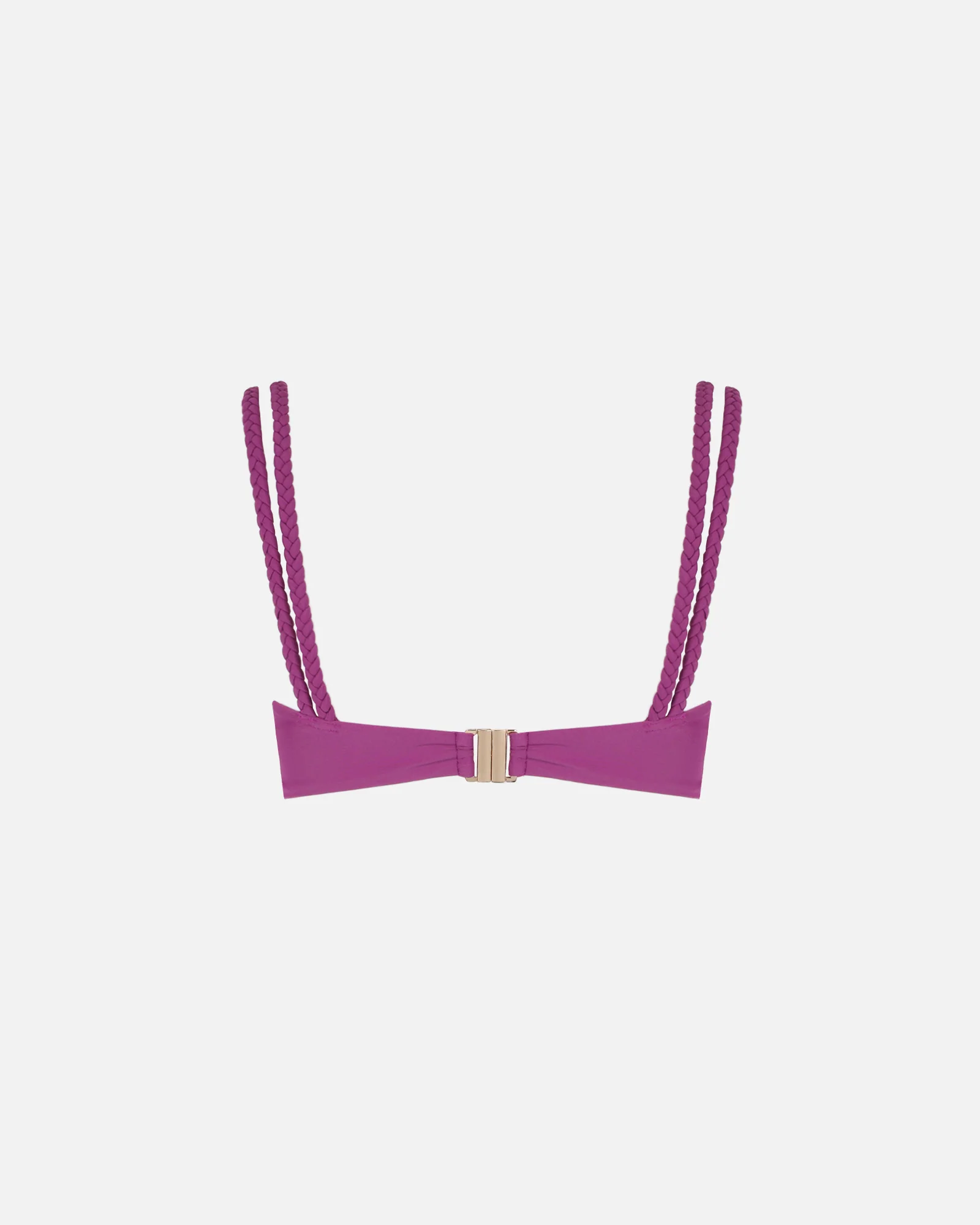 Vino Purple Braided Knot Detail Bikini Top - Image 6